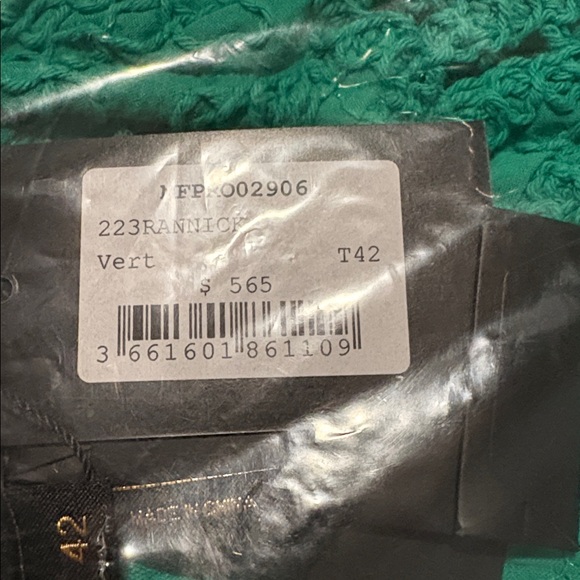 Maje Green Rannick Dress (Brand New in bag!!) French Designer - Picture 7 of 9